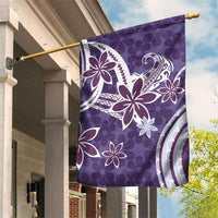Hawaii Pupuala Plumeria Purple Garden Flag Polynesian Pattern LT01 House Flag Purple - Polynesian Pride