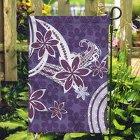 Hawaii Pupuala Plumeria Purple Garden Flag Polynesian Pattern LT01 Garden Flag Purple - Polynesian Pride