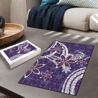 Hawaii Pupuala Plumeria Purple Puzzle Polynesian Pattern LT01 - Polynesian Pride