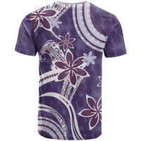Hawaii Pupuala Plumeria Purple T Shirt Polynesian Pattern LT01 - Polynesian Pride
