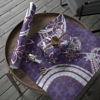 Hawaii Pupuala Plumeria Purple Wrapping Paper Polynesian Pattern LT01 - Polynesian Pride