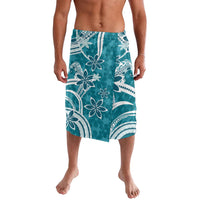 Hawaii Pupuala Plumeria Teal Lavalava Polynesian Pattern LT01 Teal - Polynesian Pride