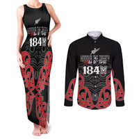 Toitu Te Tiriti 1840 Aotearoa Couples Matching Tank Maxi Dress and Long Sleeve Button Shirt Stand Together Stand Stronger