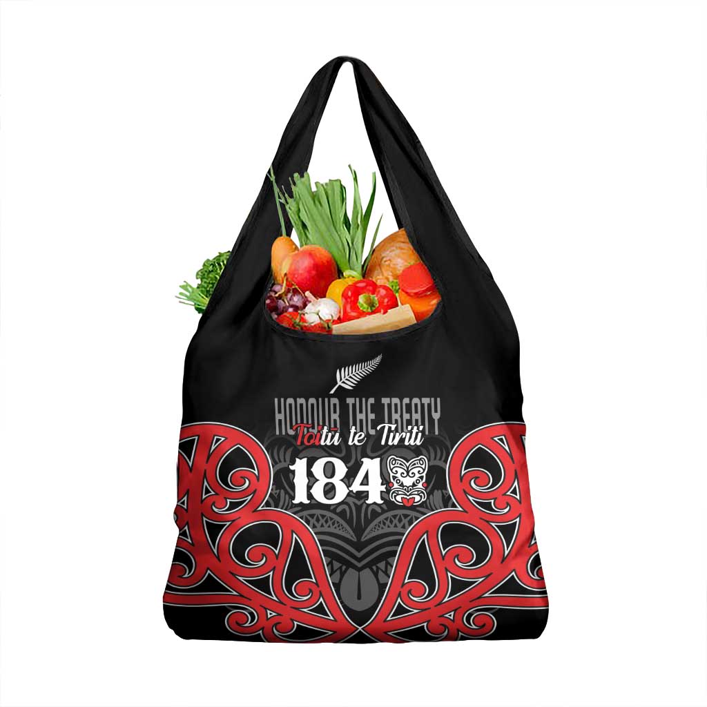 Toitu Te Tiriti 1840 Aotearoa Grocery Bag Stand Together Stand Stronger