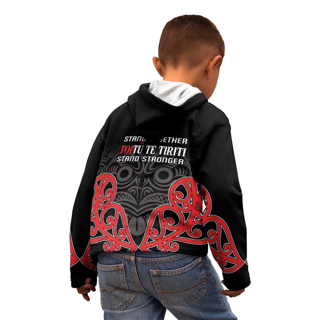 Toitu Te Tiriti 1840 Aotearoa Kid Hoodie Stand Together Stand Stronger