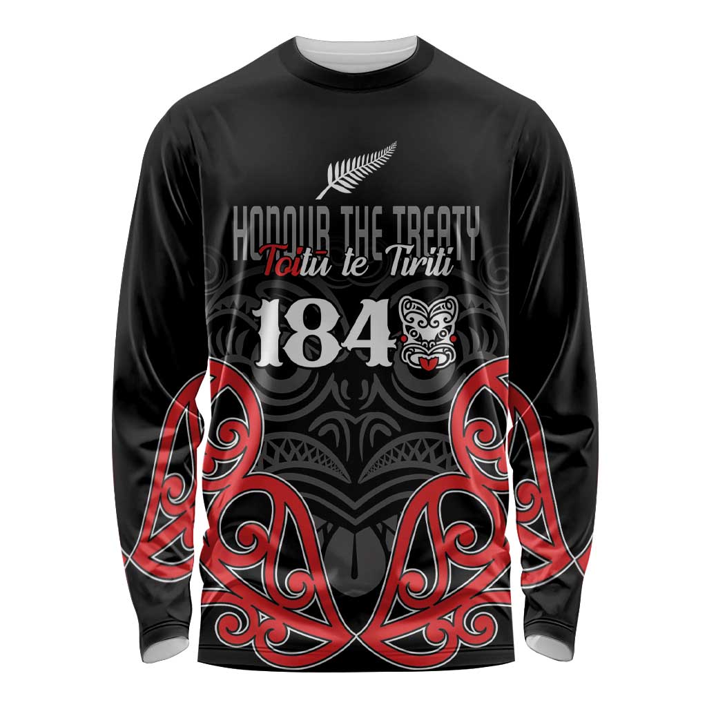 Toitu Te Tiriti 1840 Aotearoa Long Sleeve Shirt Stand Together Stand Stronger