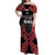 Toitu Te Tiriti 1840 Aotearoa Off Shoulder Maxi Dress Stand Together Stand Stronger