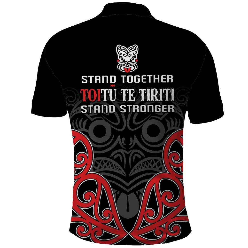 Toitu Te Tiriti 1840 Aotearoa Polo Shirt Stand Together Stand Stronger LT01 - Polynesian Pride