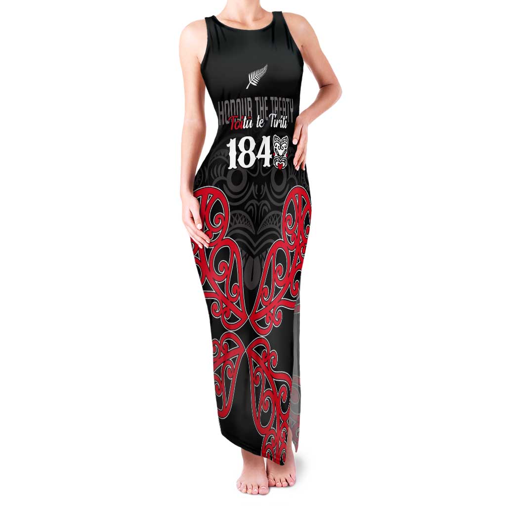 Toitu Te Tiriti 1840 Aotearoa Tank Maxi Dress Stand Together Stand Stronger