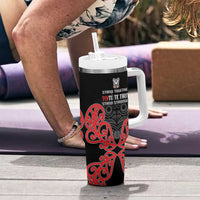 Toitu Te Tiriti 1840 Aotearoa Tumbler With Handle Stand Together Stand Stronger