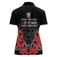 Toitu Te Tiriti 1840 Aotearoa Women Polo Shirt Stand Together Stand Stronger
