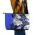 Polynesian Valentine Leather Tote Bag Couple Floral Unique Blue Version LT01 - Polynesian Pride