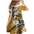 Polynesian Valentine Family Matching Mermaid Dress and Hawaiian Shirt Couple Floral Unique Gold Version LT01 - Polynesian Pride