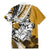 Polynesian Valentine Family Matching Mermaid Dress and Hawaiian Shirt Couple Floral Unique Gold Version LT01 - Polynesian Pride