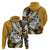 Polynesian Valentine Hoodie Couple Floral Unique Gold Version LT01 - Polynesian Pride