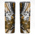 Polynesian Valentine Skinny Tumbler Couple Floral Unique Gold Version