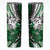 Polynesian Valentine Skinny Tumbler Couple Floral Unique Green Version