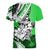 Polynesian Valentine Women V Neck T Shirt Couple Floral Unique Green Version LT01 - Polynesian Pride