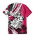 Polynesian Valentine Family Matching Mermaid Dress and Hawaiian Shirt Couple Floral Unique Pink Version LT01 - Polynesian Pride