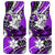 Polynesian Valentine Car Mats Couple Floral Unique Purple Version LT01 Purple - Polynesian Pride
