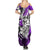 Polynesian Valentine Summer Maxi Dress Couple Floral Unique Purple Version LT01 - Polynesian Pride