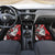 Polynesian Valentine Car Mats Couple Floral Unique Red Version LT01 - Polynesian Pride