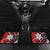 Polynesian Valentine Car Mats Couple Floral Unique Red Version LT01 - Polynesian Pride