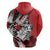 Polynesian Valentine Hoodie Couple Floral Unique Red Version LT01 - Polynesian Pride