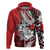 Polynesian Valentine Hoodie Couple Floral Unique Red Version LT01 Zip Hoodie Red - Polynesian Pride