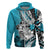 Polynesian Valentine Hoodie Couple Floral Unique Sky Blue Version LT01 Zip Hoodie Sky - Polynesian Pride