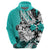 Polynesian Valentine Hoodie Couple Floral Unique Turquoise Version LT01 - Polynesian Pride