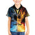 Personalised Polynesian Heart In Fire And Water Family Matching Tank Maxi Dress and Hawaiian Shirt Romantic Elements