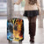 Personalised Polynesian Heart In Fire And Water Luggage Cover Romantic Elements