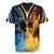 Personalised Polynesian Heart In Fire And Water Rugby Jersey Romantic Elements