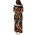 Personalised Polynesian Fiery Heart Puletasi Passionate Love
