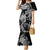 Polynesian Mermaid Plumeria Tribal Tattoo Family Matching Mermaid Dress and Hawaiian Shirt