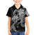 Polynesian Mermaid Plumeria Tribal Tattoo Family Matching Short Sleeve Bodycon Dress and Hawaiian Shirt