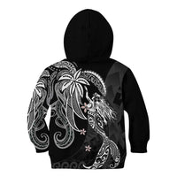 Polynesian Mermaid Plumeria Tribal Tattoo Kid Hoodie