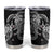 Polynesian Mermaid Plumeria Tribal Tattoo Tumbler Cup