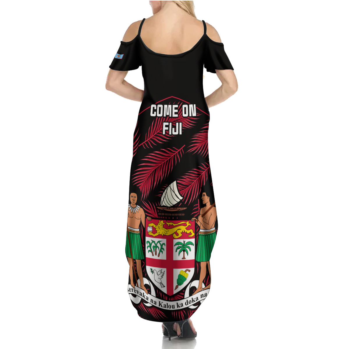 fiji-rugby-summer-maxi-dress-flying-fijians-red-palm-tree-version
