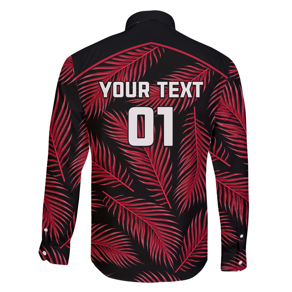 custom-fiji-rugby-family-matching-off-shoulder-short-dress-and-hawaiian-shirt-flying-fijians-red-palm-tree-version