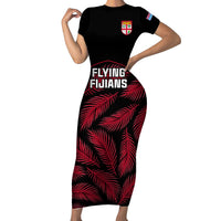 custom-fiji-rugby-family-matching-short-sleeve-bodycon-dress-and-hawaiian-shirt-flying-fijians-red-palm-tree-version
