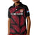 Custom Fiji Rugby Kid Polo Shirt Flying Fijians Red Palm Tree Version LT01 Kid Black - Polynesian Pride