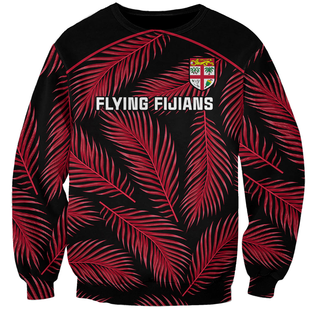 custom-fiji-rugby-sweatshirt-flying-fijians-red-palm-tree-version