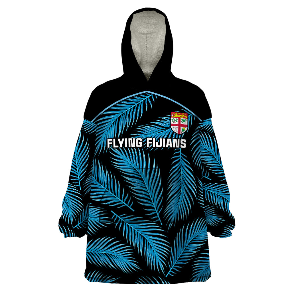 fiji-rugby-wearable-blanket-hoodie-flying-fijians-blue-palm-tree-version