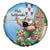 Hawaii Christmas Santa Claus Spare Tire Cover Mele Kalikimaka Tropical Beach