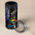Personalised Polynesian Memorial 4 in 1 Can Cooler Tumbler As Long As I Breathe You'll Be Remembered