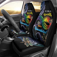 Polynesian Memorial Car Seat Cover As Long As I Breathe You'll Be Remembered LT01 - Polynesian Pride