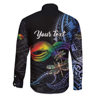 Personalised Polynesian Memorial Family Matching Long Sleeve Bodycon Dress and Hawaiian Shirt As Long As I Breathe You'll Be Remembered LT01 - Polynesian Pride