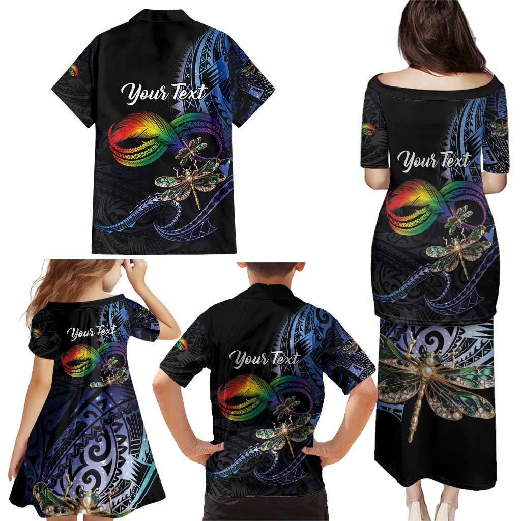 Personalised Polynesian Memorial Family Matching Puletasi and Hawaiian Shirt As Long As I Breathe You'll Be Remembered LT01 - Polynesian Pride